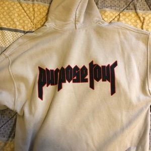 Justin bieber all access purpose tour hoodie sz xl